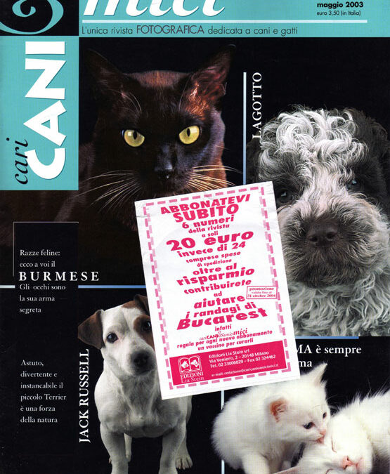 Cari cani & Amici mici : AnnoII n°5 Maggio 2003