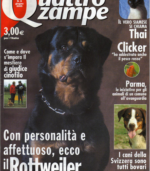 Quattro Zampe : Anno XIX n°6 Giugno 2005